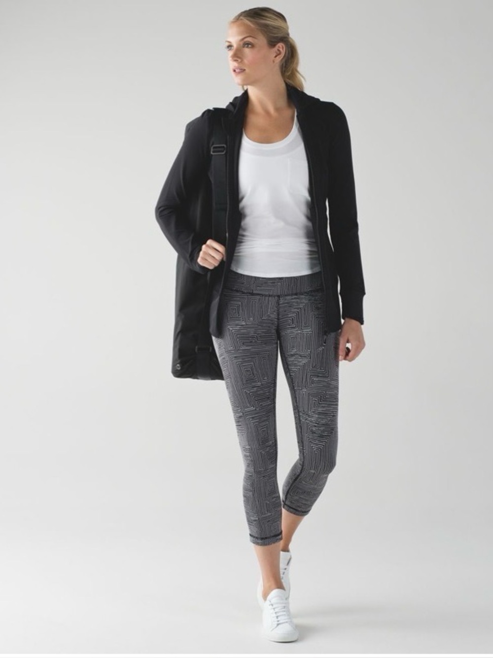 Lululemon Wunder Under Maze Jacquard Crop Legging - Picture 3 of 14